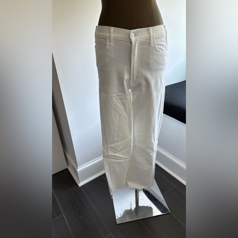 MOTHER Classic White Denim